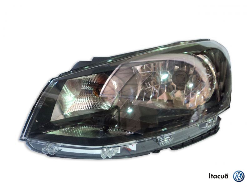 Farol Máscara Negra Lado Esquerdo Gol Saveiro Voyage