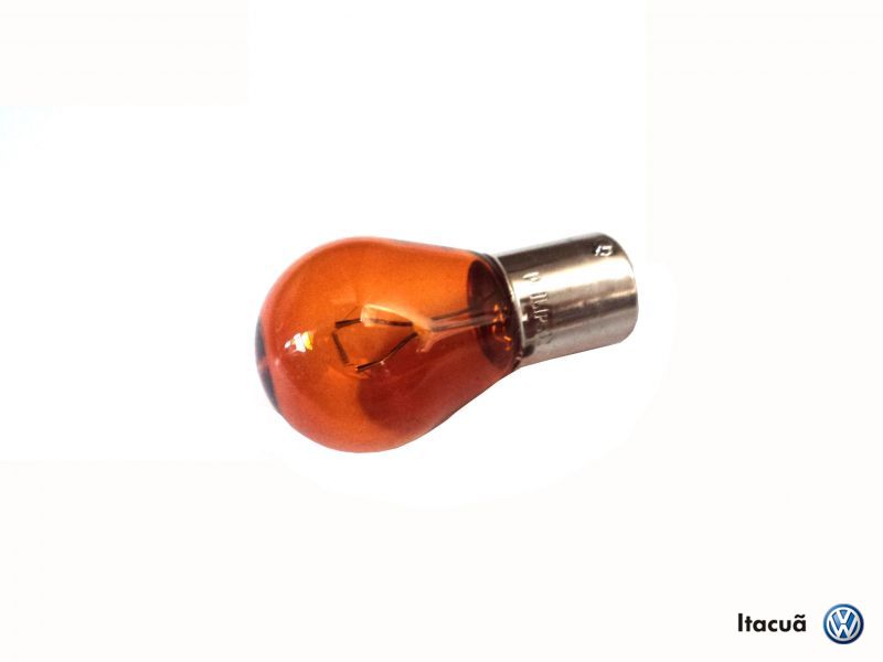 LAMP. INCAND.  VIDRO AMARELO PY21W12V