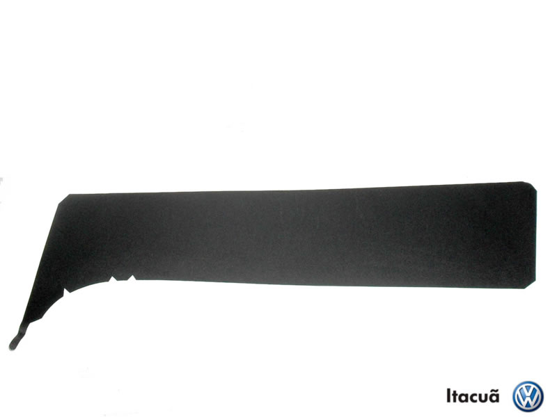 FAIXA DECORATIVA PARA PORTA (PRETO SATIM
