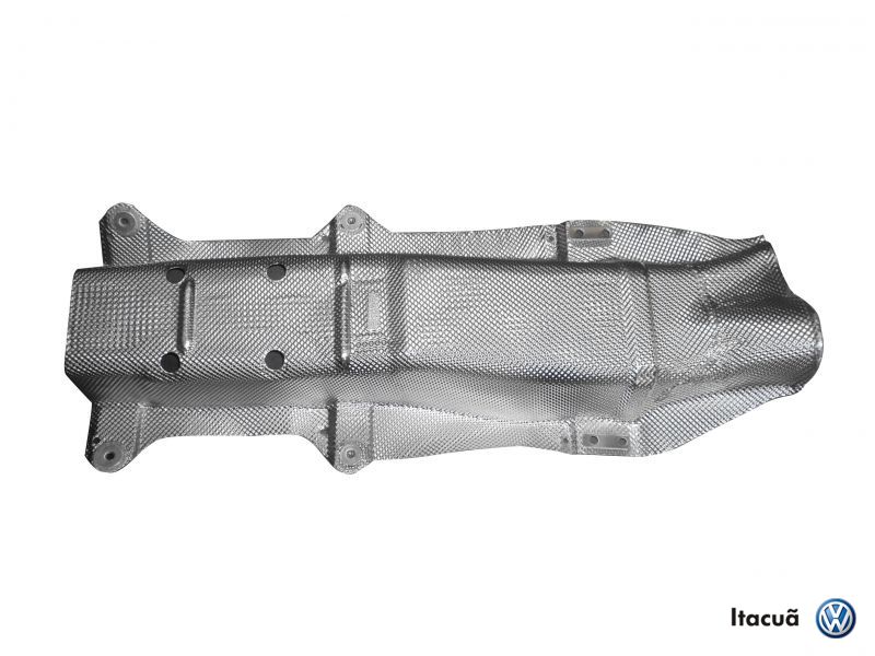 Defletor De Calor De Escapamento Gol Saveiro Voyage