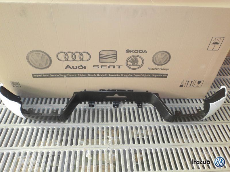 Para-choque Traseiro Preto Fosco Amarok