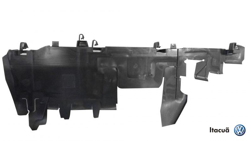 DEFLETOR AR RADIADOR LADO ESQUERDO JETTA