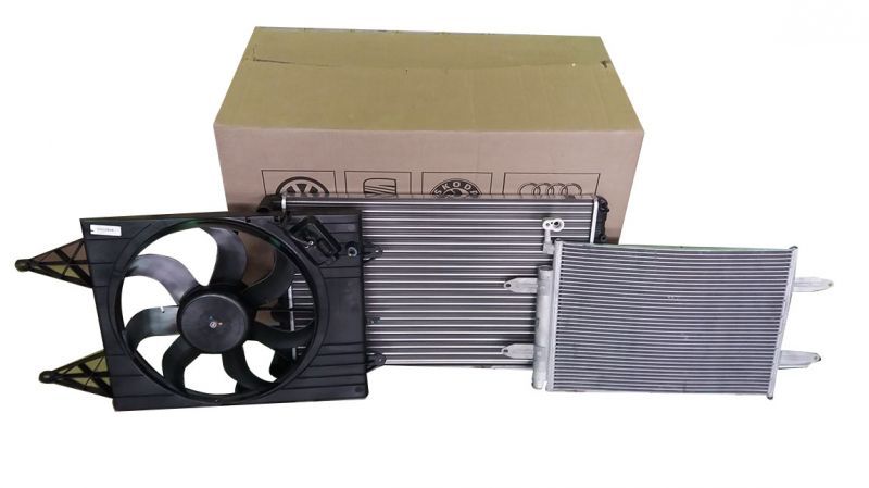 KIT RADIADORCONDENSADORDEFLETOR CAR
