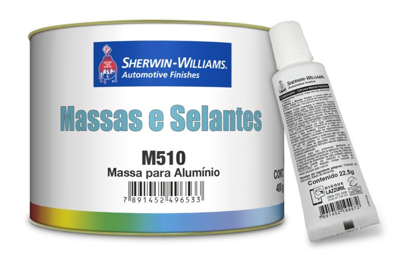 MASSA POLISTER ALUMINIO M510 400GR LAZZ