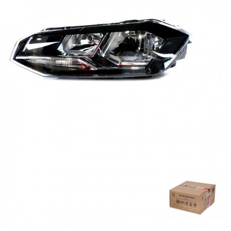 Farol Máscara Negra Lado Esquerdo Polo Virtus
