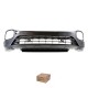 Spoiler Difusor de Para-choque Dianteiro Central Preto Texturizado T-Cross