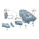 Coxim de Caixa de Filtro de Ar de Motor Golf Jetta Nivus Polo T-Cross Taos Tiguan Up!
