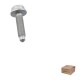 PARAFUSO DE COLAR SEXTAVADO M8X32-W GOL JETTA NIVUS T-CROSS