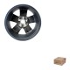 RODA DE LIGA LEVE CINZA ARO 15 FOX SPACEFOX