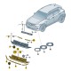 Grade de Radiador Preto com Cromado T-Cross