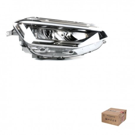 Farol Máscara Negra Led Direito Nivus Virtus