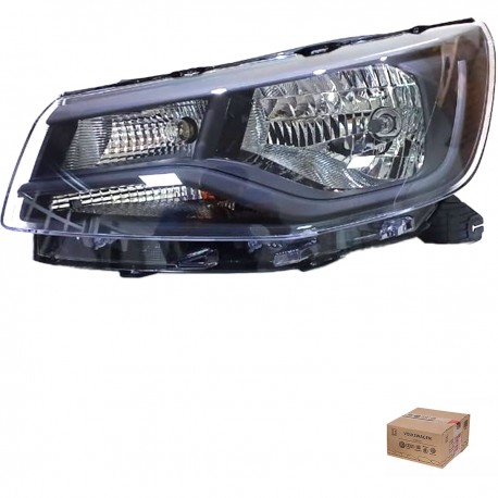 FAROL MASCARA NEGRA LADO ESQUERDO SAVEIRO G8