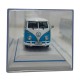 MINIATURA T1 KOMBI LUXO 1973 AZUL CLARO