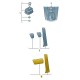 Kit de Capas de Pedais Golf Golf Variant Jetta Passat Polo T-Cross Taos Tiguan