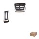 Kit de Capas de Pedais Golf Golf Variant Jetta Passat Polo T-Cross Taos Tiguan